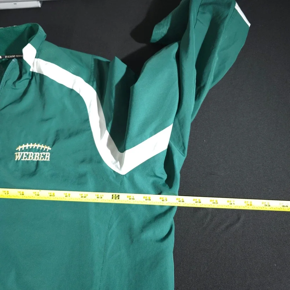 Adidas Windbreaker Jacket Mens Sz XL Team Performance Webber Football Green
